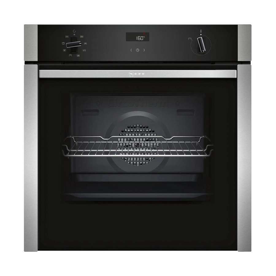 Neff N50 B4ACF1AN0B Single Slide & Hide Electric Oven - St/Steel