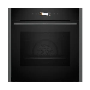 Neff N70 B24CR31G0B Single Electric Oven - Black w-Graphite Trim