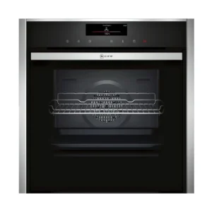 Neff Slide Hide FullSteam Oven Single Slide Electric N90 B48FT78H0B - St/Steel