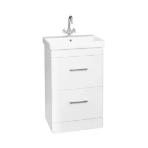 Options 24 600mm 2 Drawer Unit White