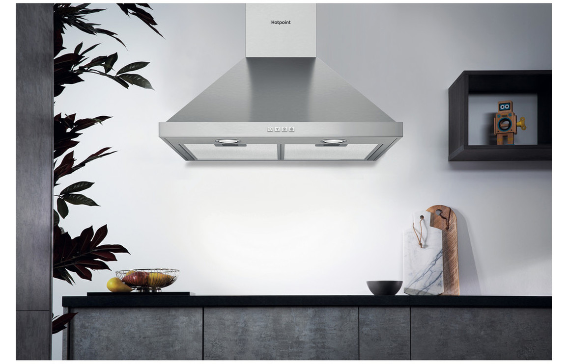 Hotpoint PHPN6.5 FLMX/1 60cm Chimney Hood - St/Steel - Image 4