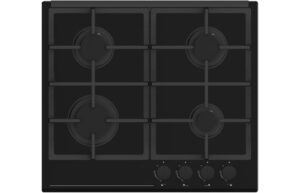 Prima+ PRGH218 60cm Gas on Glass Hob - Black