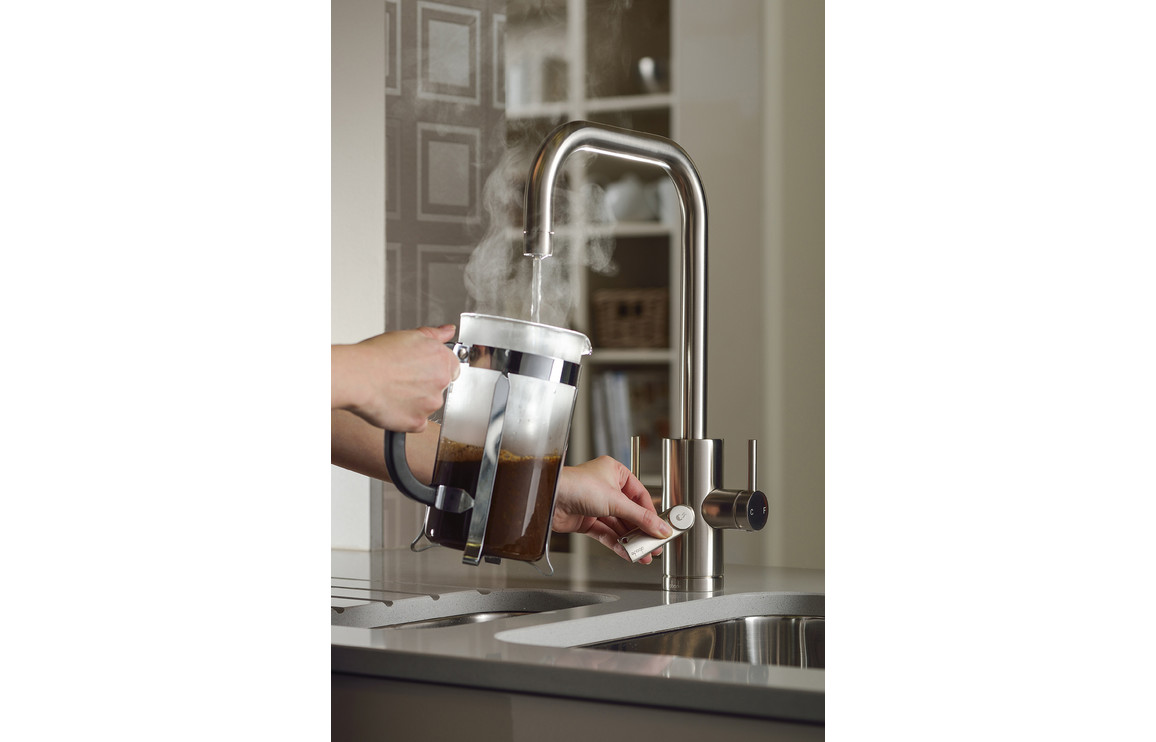 Abode Project 4 IN 1 Monobloc Tap & Proboil.4E Tank - Brushed Nickel - Image 4
