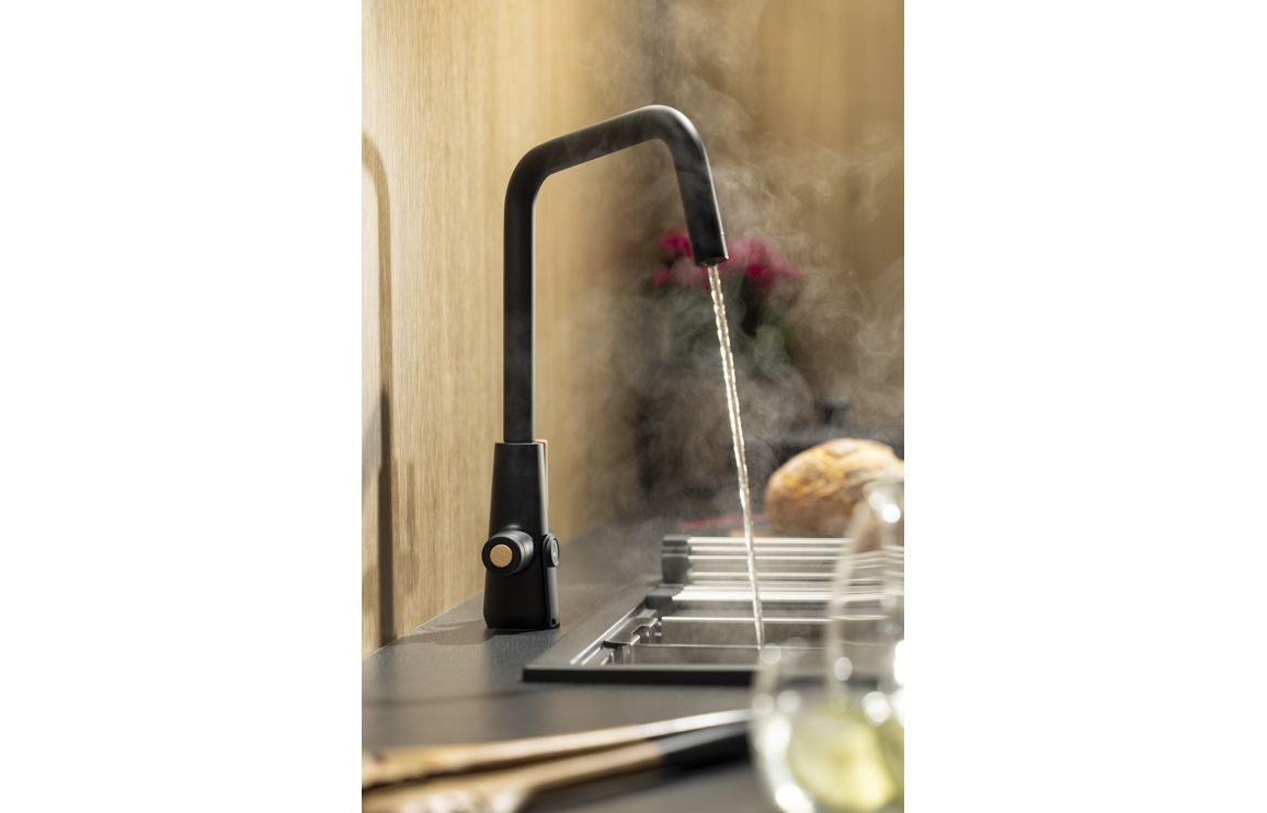 Abode Scandi-E 4 IN 1 Monobloc Tap - Matt Black - Image 5