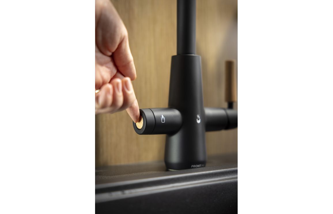 Abode Scandi-E 4 IN 1 Monobloc Tap - Matt Black - Image 7