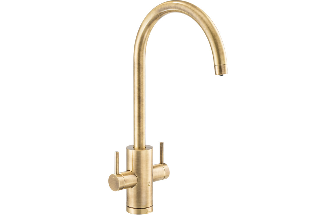 Abode Profile 4 IN 1 Monobloc Tap & Proboil.4E Tank - Antique Brass - Image 3