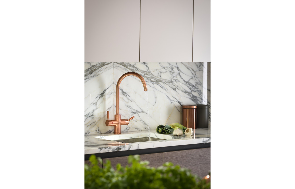 Abode Prostream 3 IN 1 Swan Spout Monobloc Tap - Urban Copper - Image 5