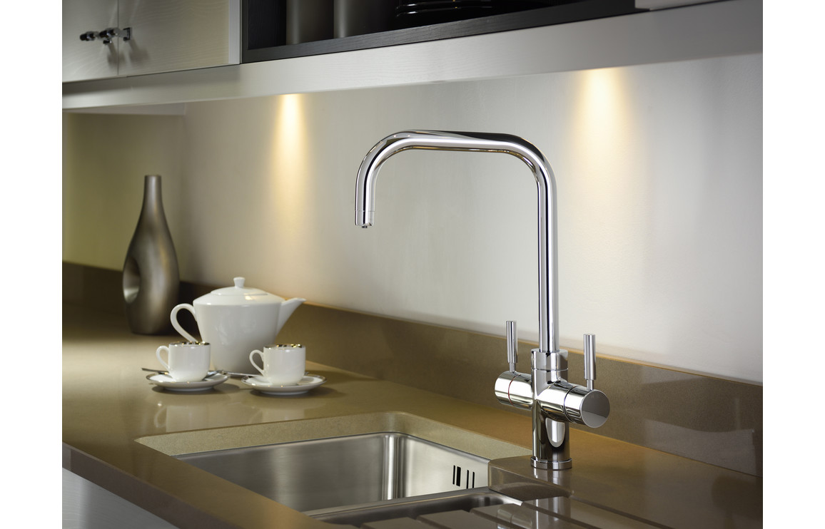 Abode Prostyle 3 IN 1 Quad Spout Monobloc Tap - Chrome - Image 3