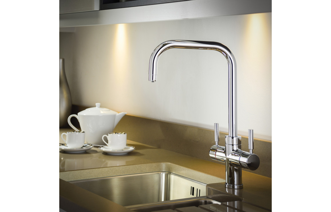 Abode Prostyle 3 IN 1 Quad Spout Monobloc Tap - Chrome - Image 2
