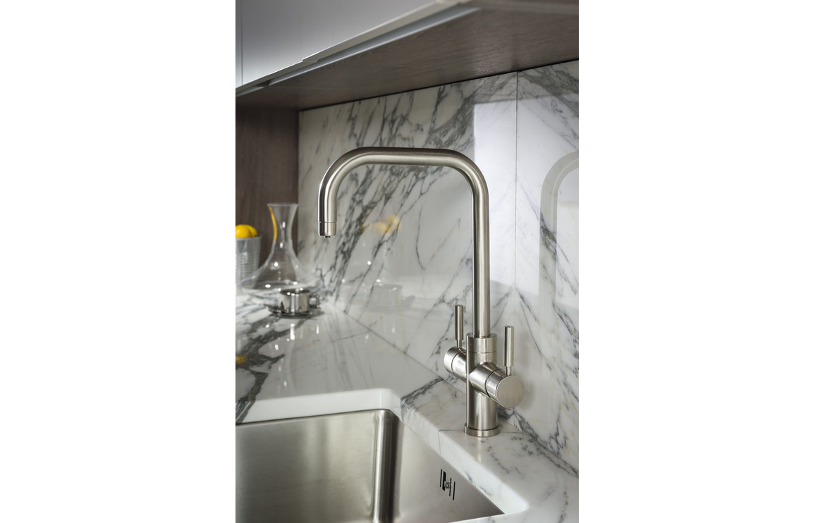 Abode Prostyle 3 IN 1 Quad Spout Monobloc Tap - Brushed Nickel - Image 2