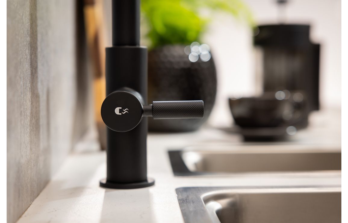 Abode Industria 3 IN 1 Monobloc Tap - Matt Black - Image 5