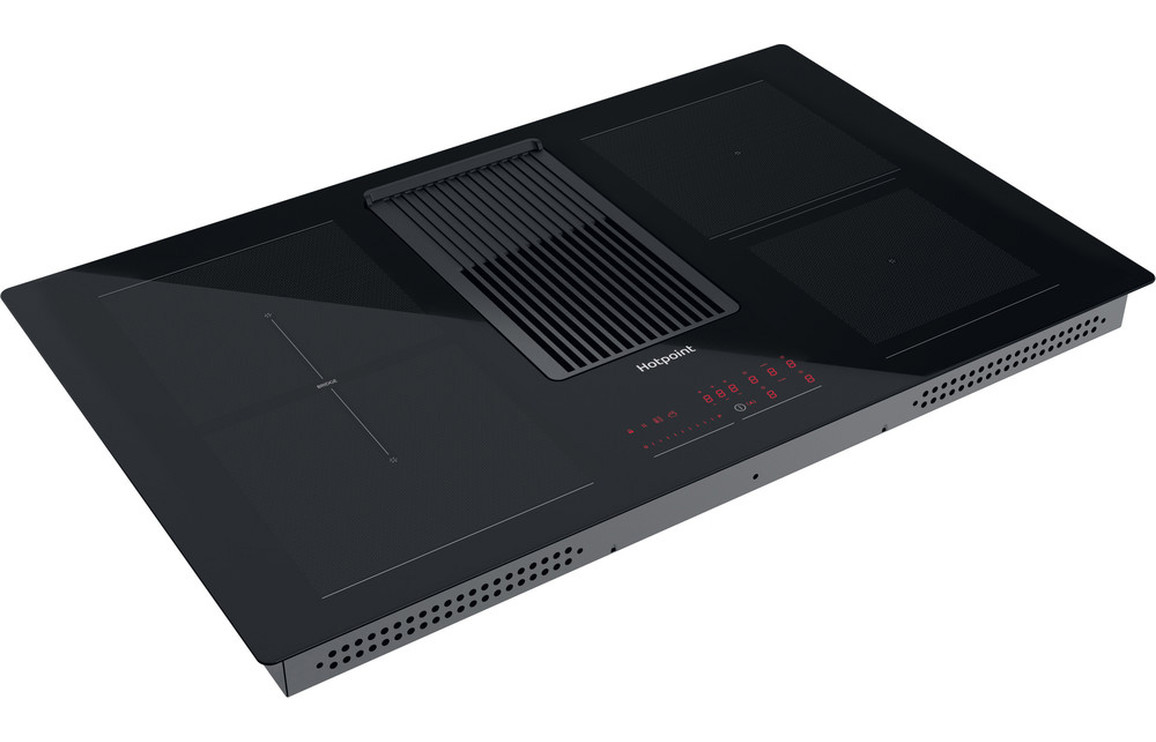 Hotpoint PVH 92 B K/F KIT 90cm Venting Induction Hob - Black - Image 2