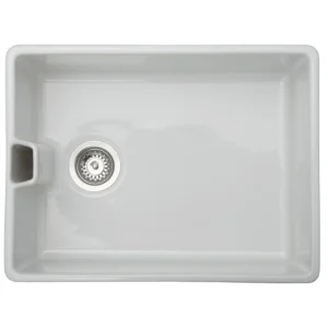 Prima 1B Belfast Fire Clay Sink - White
