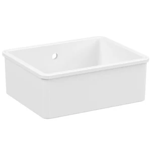 Prima 1B Undermount Ceramic Sink (Inc. Waste) - White