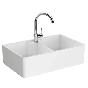 Prima 2B Belfast Ceramic Sink (Inc. Waste) - White