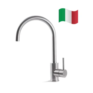 Prima+ Tiber Single Lever Round Mixer Tap - St/Steel