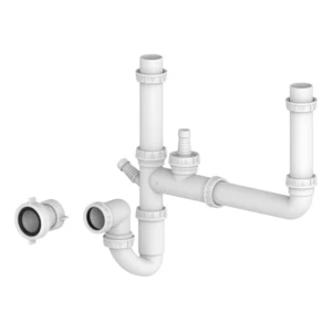 Prima Two Bowl Plumbing Kit