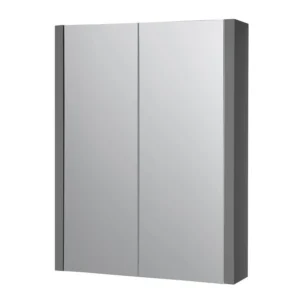 Purity 500mm Mirror Cabinet Storm Grey Gloss