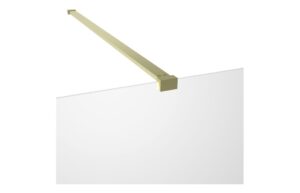 Iconix Wetroom Side Panel Arm - Brushed Brass