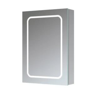 Rika 500mm 1 Door Front-Lit LED Mirror Cabinet