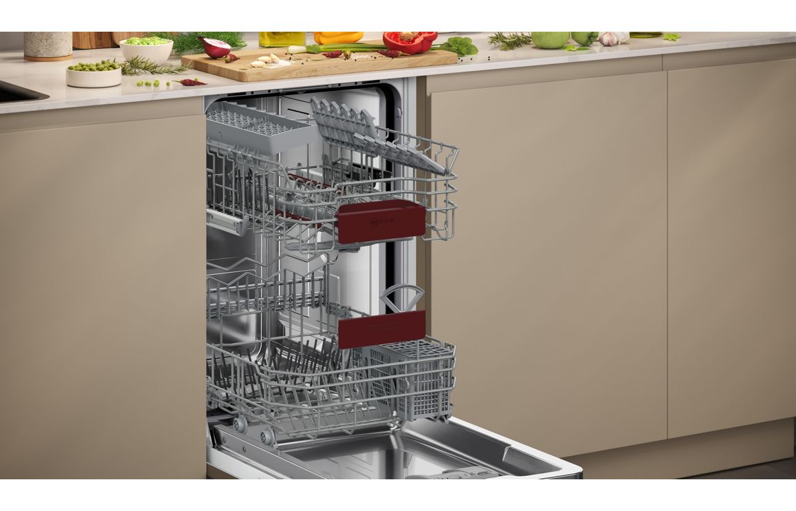 Neff N50 S875HKX21G F/I 10 Place Slim Dishwasher - Image 3