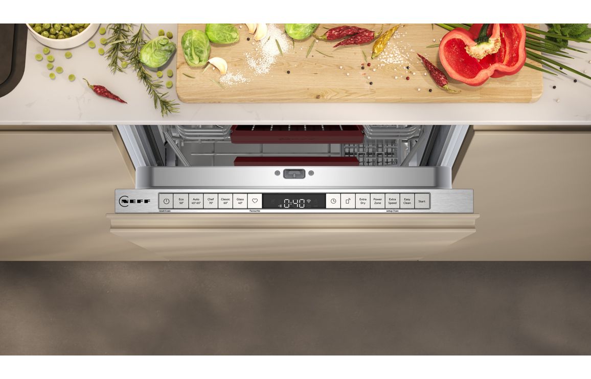 Neff N50 S875HKX21G F/I 10 Place Slim Dishwasher - Image 2