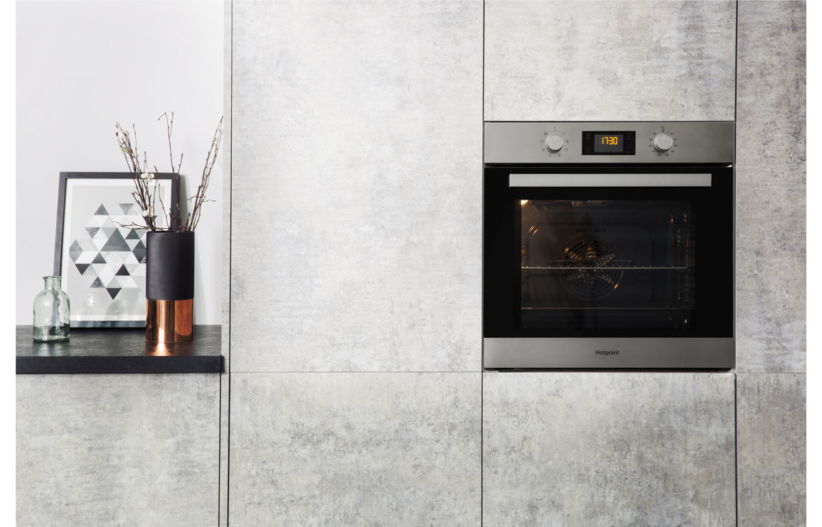 Hotpoint SA3 544 C IX Single Electric Oven - St/Steel - Image 2