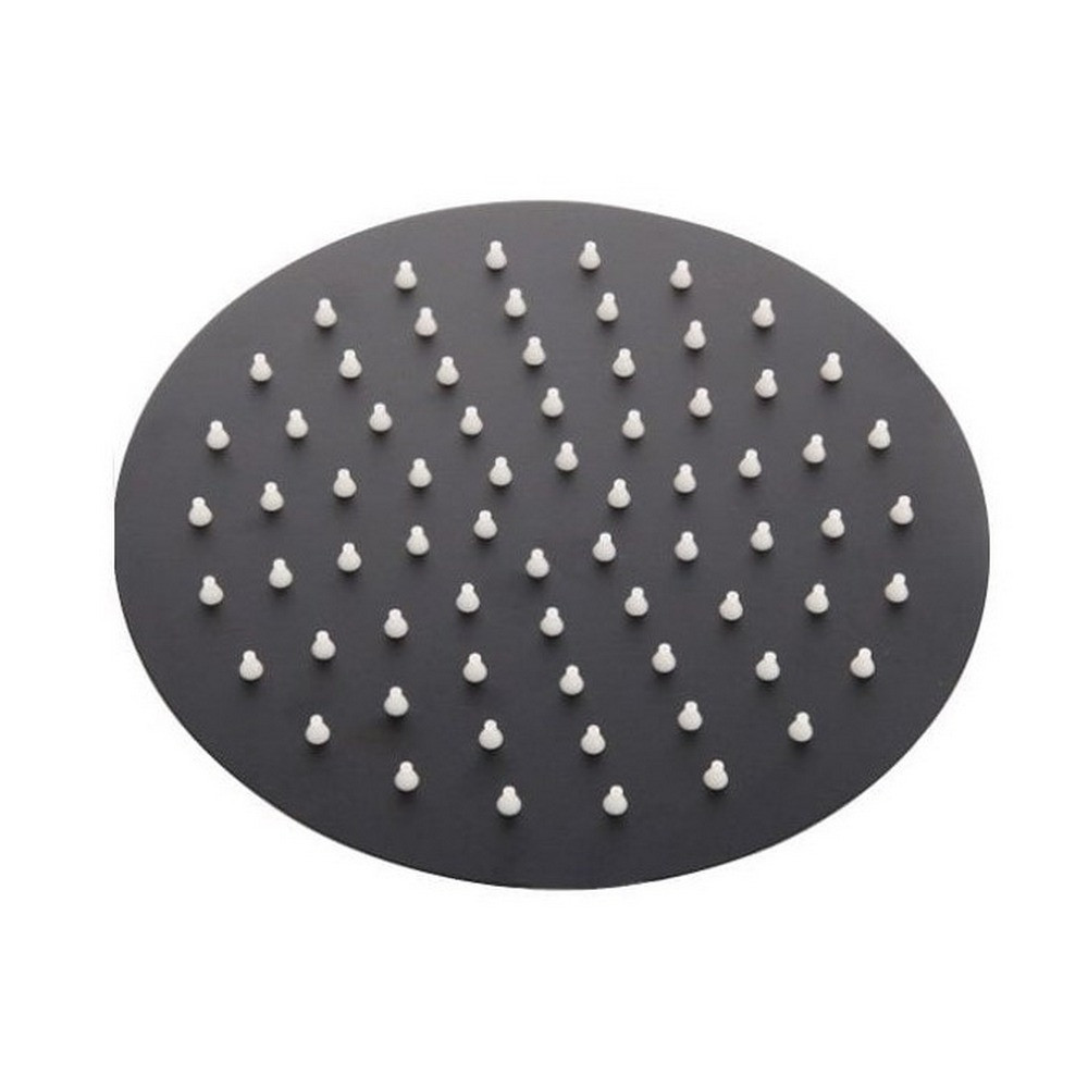 Nero Round Shower Head 250mm