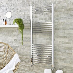 Straight Towel Rail 300mm x 800mm Chrome