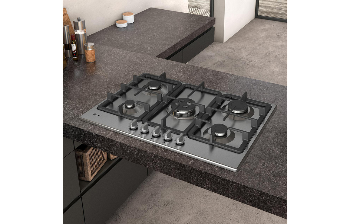 Neff N50 T27BB59N0 75cm Gas Hob - St/Steel - Image 3