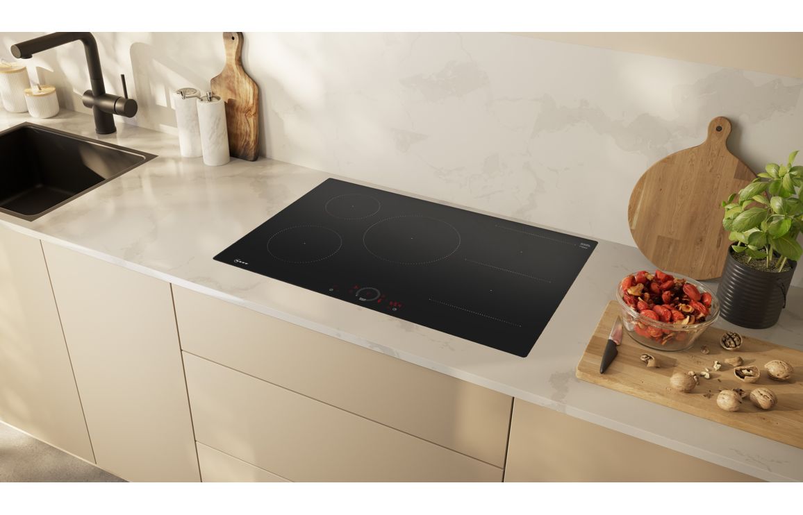 Neff N70 T58PHW1L0 80cm Induction Hob - Black Glass - Image 4