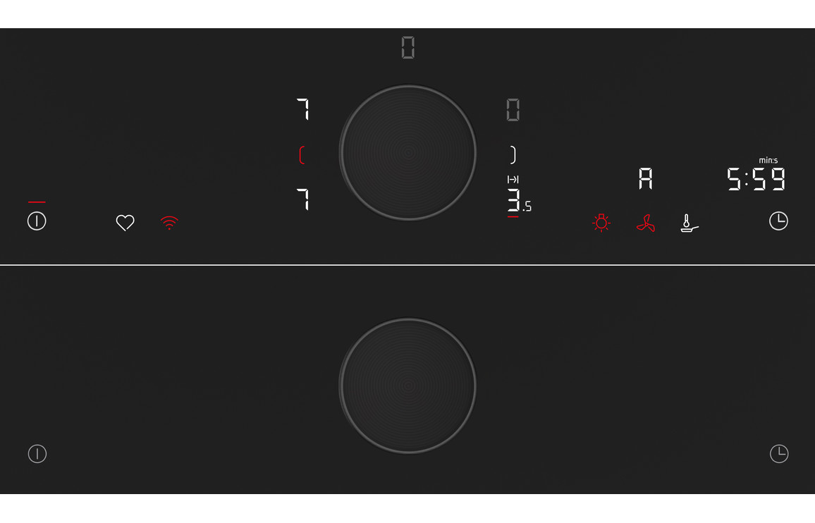 Neff N90 T69FUV4L0 90cm Induction Hob - Black - Image 2