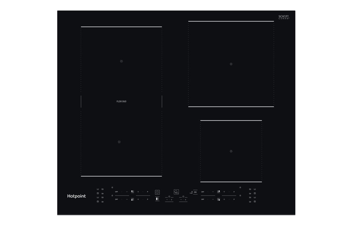 Hotpoint TB7960CBF 60cm Induction Hob - Black