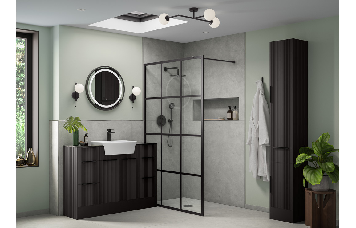 Texture Base End Panel - Matt Graphite Grey
