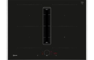 Neff N70 V57THQ4L0 70cm Venting Combi Induction Hob - Black & St/Steel