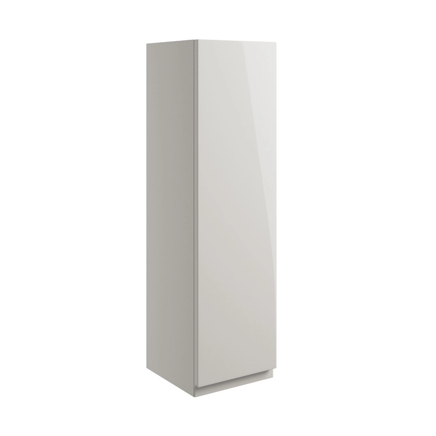 Valesso 200mm 1 Door Wall Unit - Pearl Grey Gloss