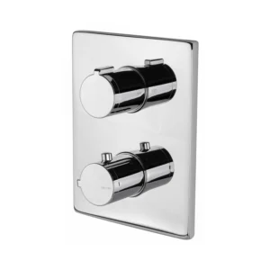 Vema Rectangular Two Outlet Thermostatic Valve