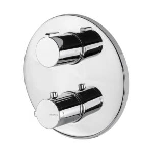 Vema Round Two Outlet Thermostatic Valve