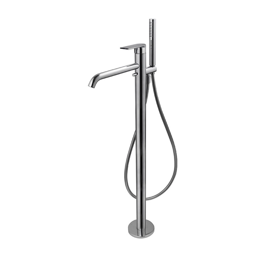 Vema Timea Floor Standing Bath/Shower Mixer - Chrome