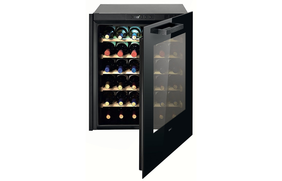Elica Veritas BI36 B/I 60cm Wine Cabinet - Black Gloss - Image 2