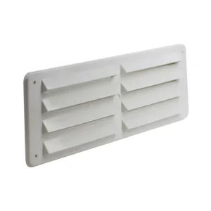 Manrose Fixed Louvre Vent White LMN018 PVC High Flow