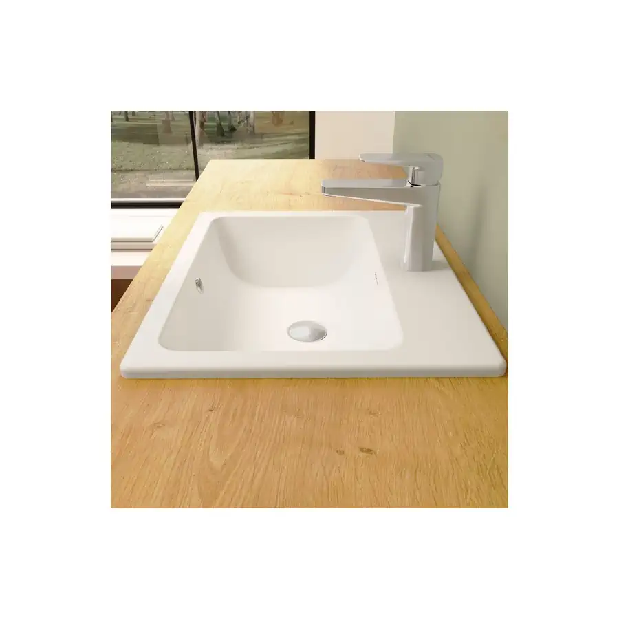 VitrA Vessel Washbowl VTPB1024 White Fire Fine Clay One Tap Hole
