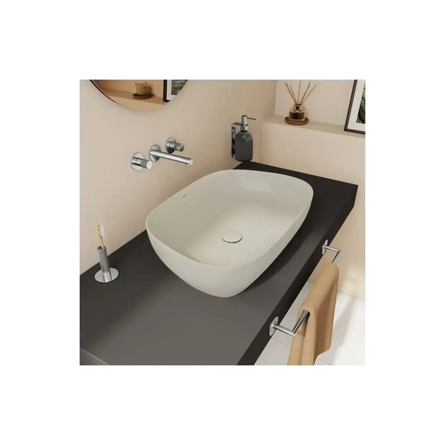 VitrA Ceramic Washbasin VTPB0198 Matt Taupe Recycled