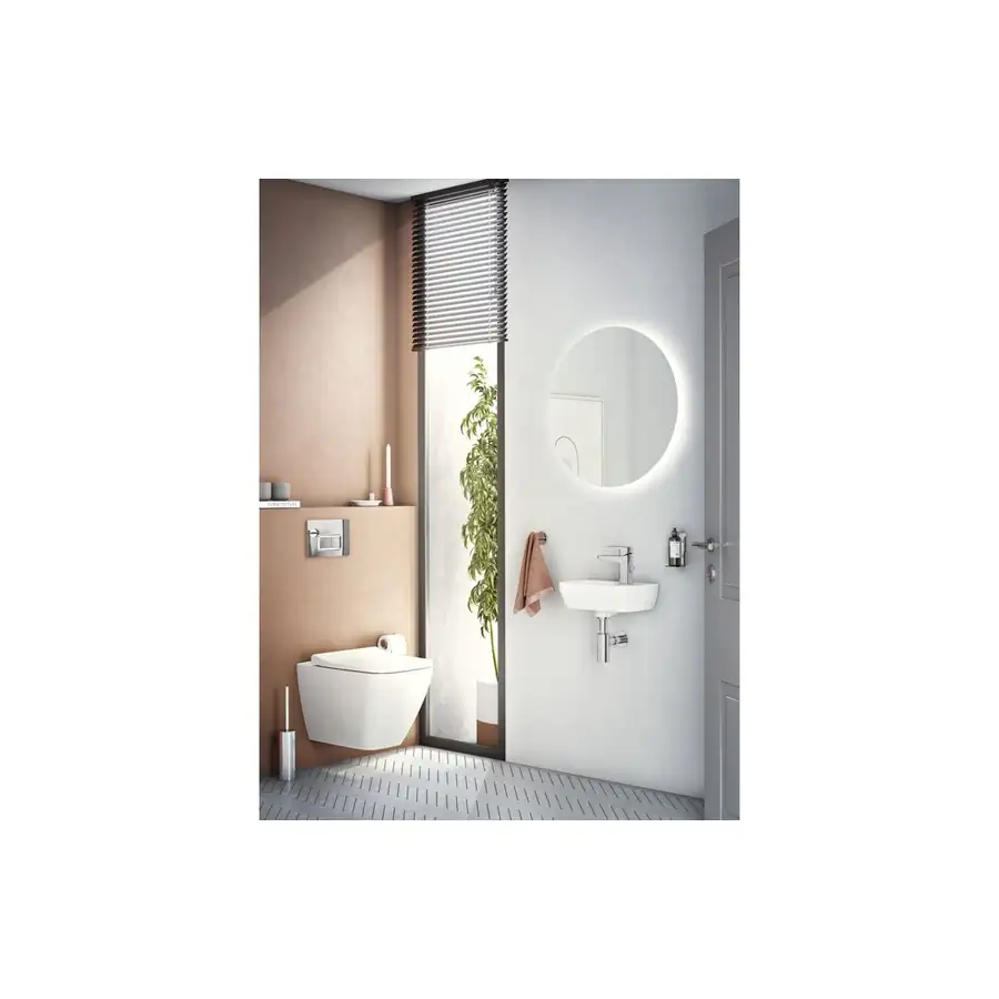 VitrA Compact Basin VTPB1052 White Vitreous China 1 Tap Hole