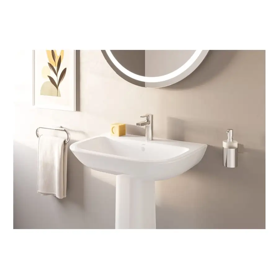 VitrA Full Pedestal VTPE1004 White Vitreous China Tap Hole