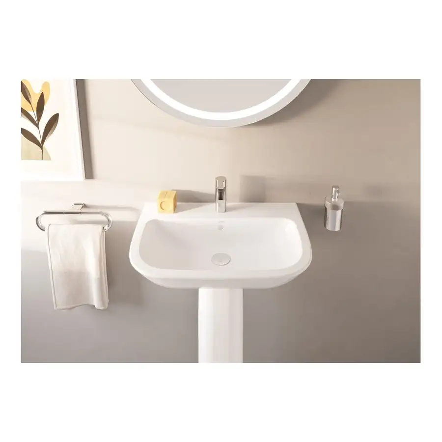 VitrA Full Pedestal VTPE1004 White Vitreous China Tap Hole