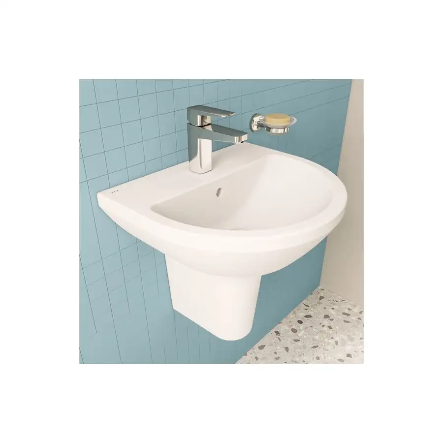 VitrA Integra Basin VTPB1086 White Vitreous China