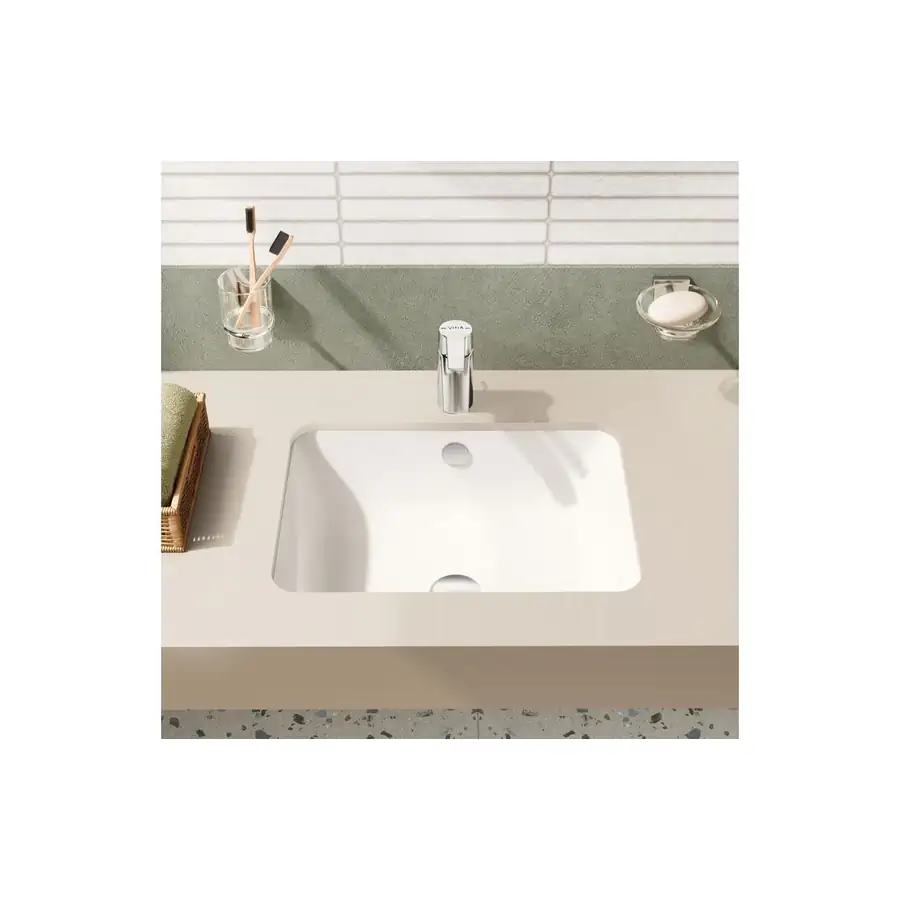 VitrA Undercounter Basin VTPB0004 White Vitreous China Hygiene Glaze