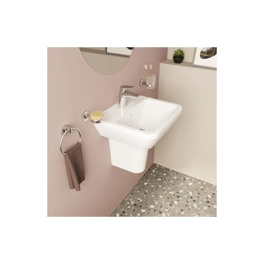 VitrA White Basin VTPB1030 Single Tap Hole
