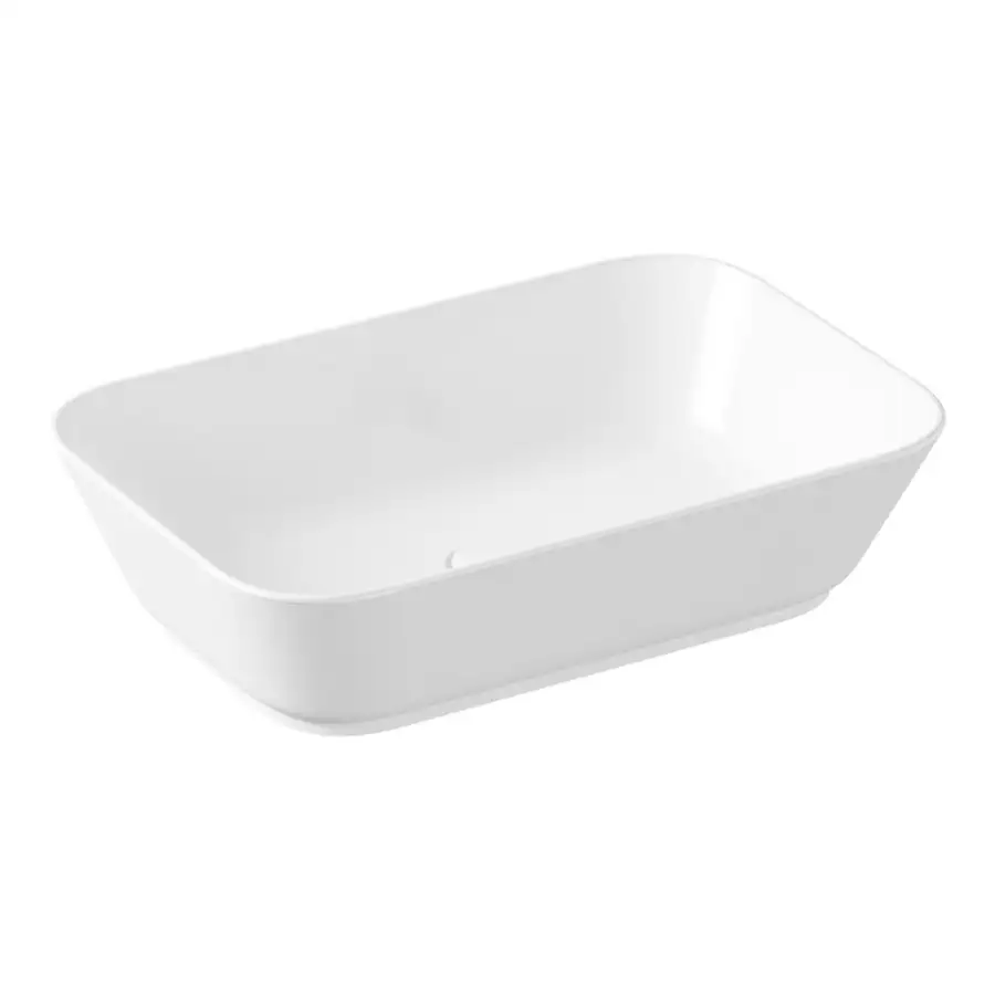 VitrA Basin 0TH VTPB0058 White Fire Clay No Tap Hole